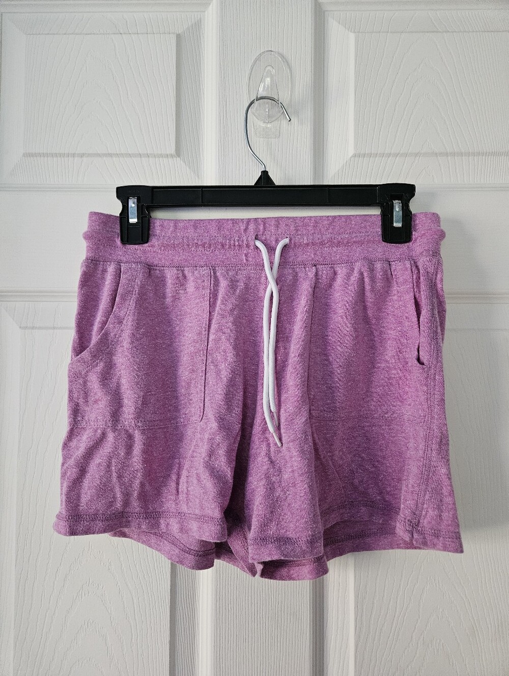 Athletic Works Plush Drawstring Athletic Shorts - Lavender Pink